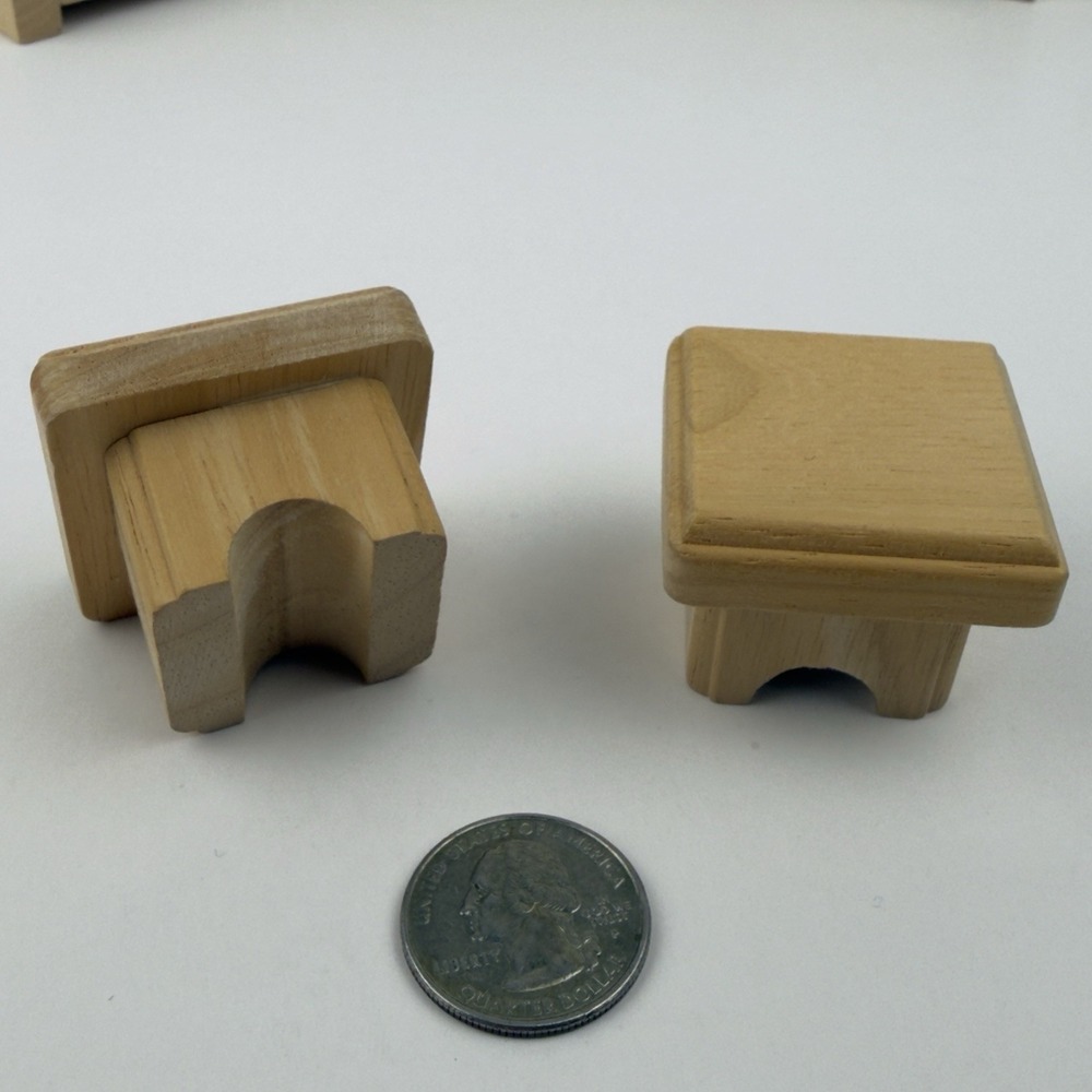 PlanToys Dollhouse Living Room Furniture Set Sofa Chairs Tables Wood 1:12 - Picture 3 of 17